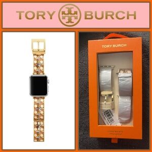 Tory Burch- Buddy Bangle Leather Apple Watch Strap